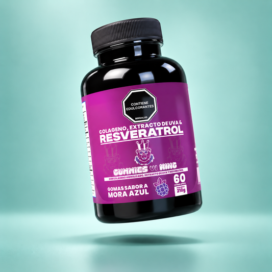 RESVERATROL GUMMIES CON COLÁGENO + UVA